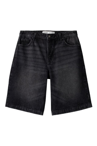 Bermuda en jean - Noir