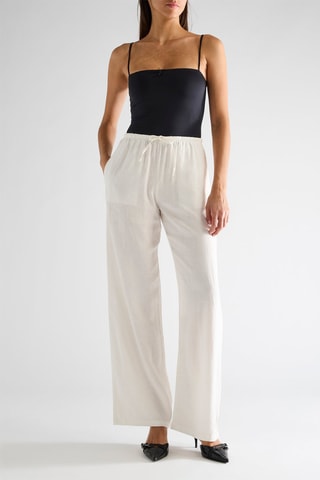 Pantalon en lin - Blanc