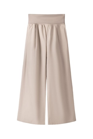 Pantalon wide legs - Beige