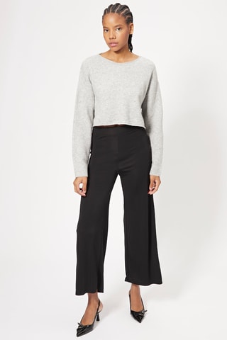 Pantalon fluide 7/8 - Noir