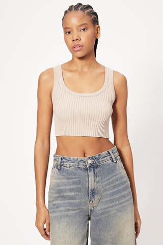 Crop top - Taupe