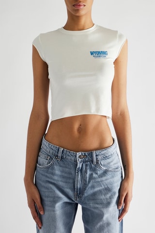 Crop top - Blanc