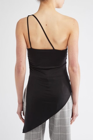 Top asymétrique - Noir