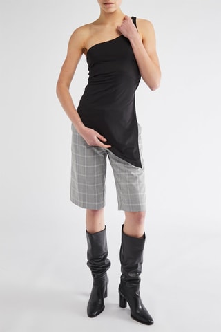 Top asymétrique - Noir