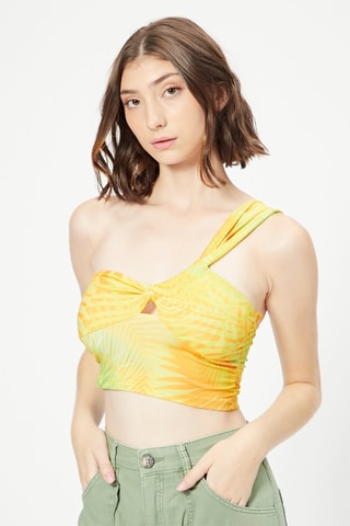 Crop top Jaune