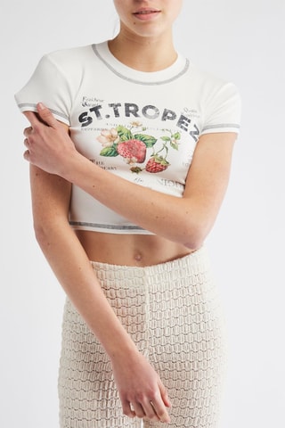 Crop top - Blanc