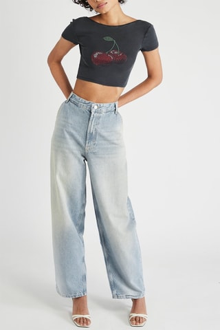 Crop top - Gris