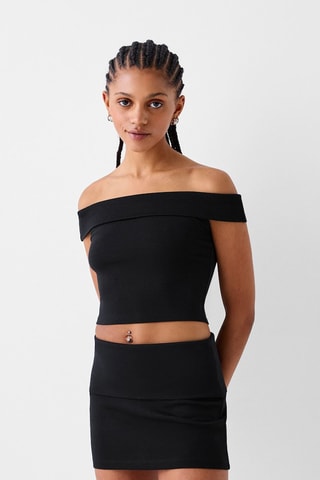 Crop top - Noir