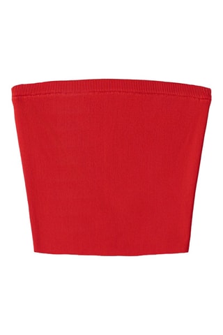 Top bustier - Rouge