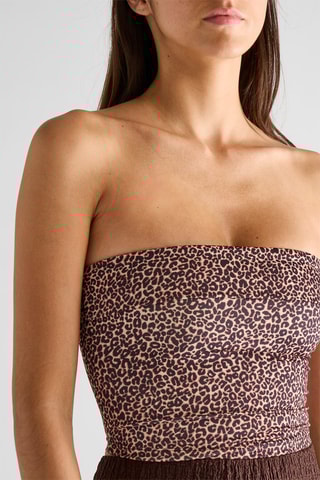 Top sans manches - Marron