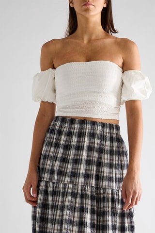 Crop top - Blanc