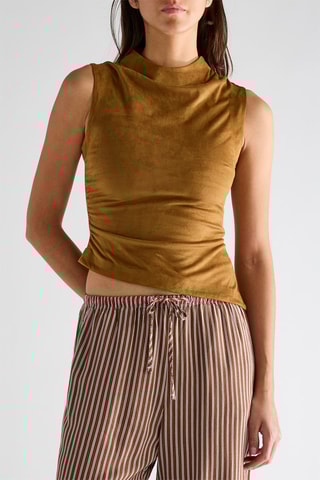 Top sans manches - Moutarde