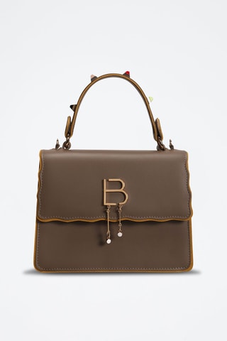 Handtas Taupe - Bruin