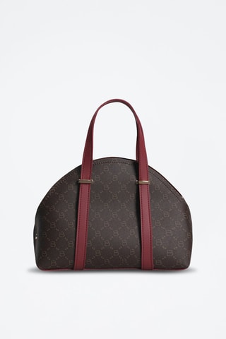 Handtas Bruin en Bordeauxrood - Lucky Bees - Bruin