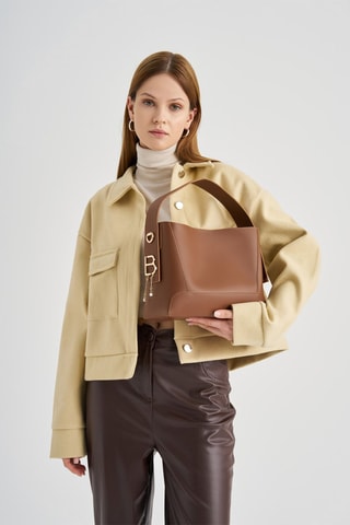 Sac porté épaule - Marron