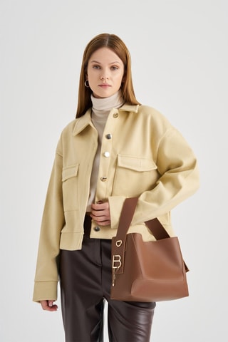 Sac porté épaule - Marron