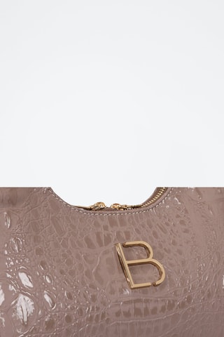 Handtas Taupe   - Bruin