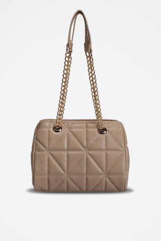 Handtas Taupe - Camel