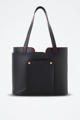 Sac porté épaule et pochette - Noir