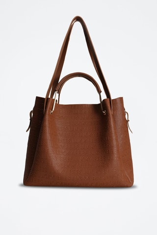 Cabas et pochette - Marron