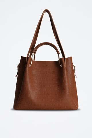 Cabas et pochette - Marron