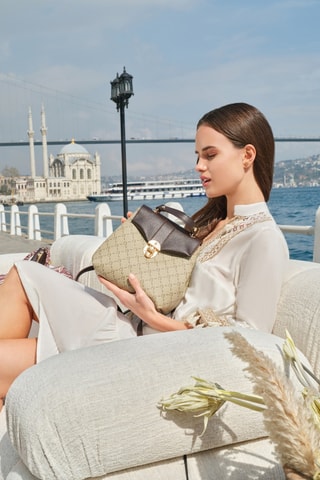 Rugtas Crèmekleurig