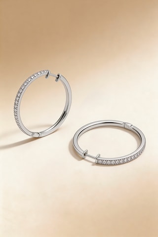 Criollas Elégantes  - Oro blanco y diamantes