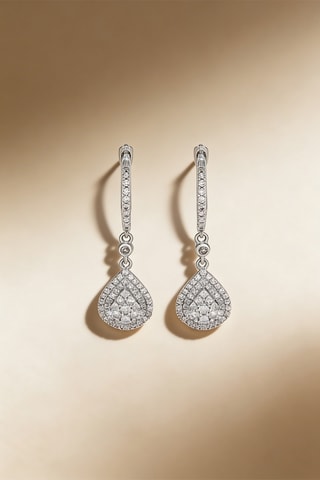 Dormilonas Carré richesse - Oro blanco y diamantes