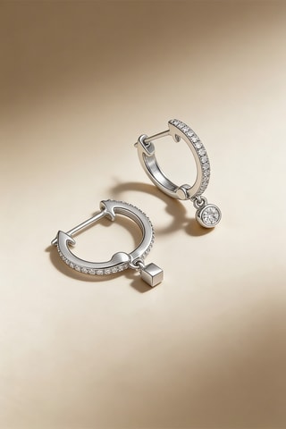 Criollas Charms - Oro blanco y diamantes