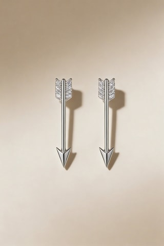 Pendientes  - Oro blanco y diamantes