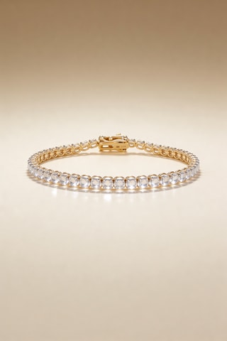 Pulsera Rivière - Oro amarillo y diamantes