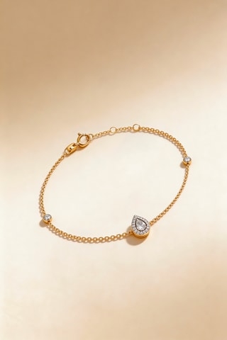 Pulsera Hathor - Oro amarillo y diamantes