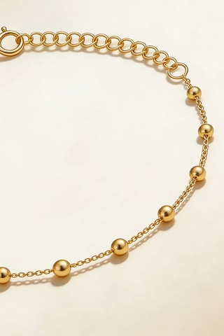Pulsera Cadena de esferas - Oro amarillo