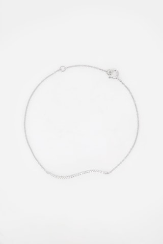 Pulsera Amya - Oro blanco y diamantes