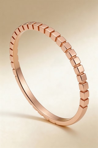 4 solitarios Harmonie - Oro tricolor y diamantes