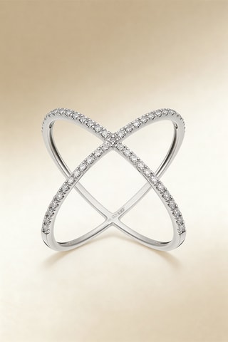 Anillo La Magnifique - Oro blanco y diamantes