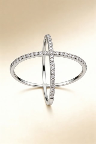 Anillo La Magnifique - Oro blanco y diamantes