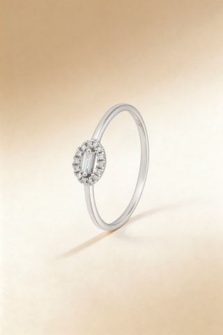 Anillo Trésor d’Exception - Oro blanco y diamantes