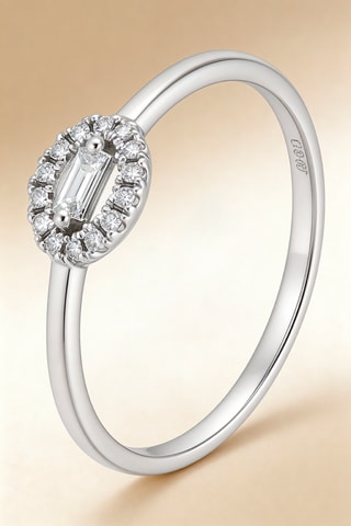 Anillo Trésor d’Exception - Oro blanco y diamantes