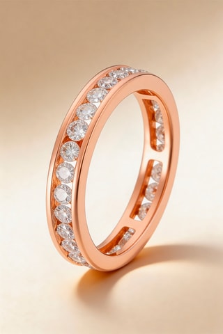 Anillo Tour complet Duchesse - Oro rosa y diamantes