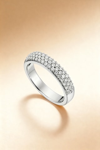 Anillo Sincérité - Oro blanco y diamantes