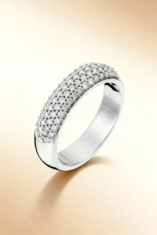 Anillo Sincérité - Oro blanco y diamantes