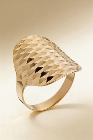 Anello Armadillo - Oro giallo