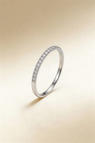 Alianza Belle alliance -  Oro blanco y diamantes