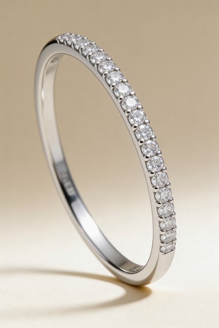 Alianza Belle alliance -  Oro blanco y diamantes