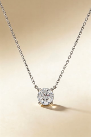 Collar Impérial - Oro blanco y diamante