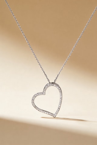 Colgante Oriental   - Oro blanco y diamantes