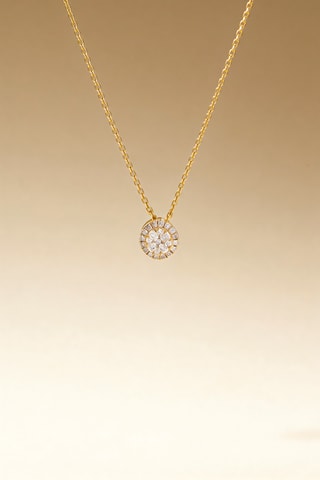 Colgante Mon Brillant -  Oro amarillo y diamantes