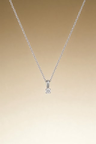 Colgante Mon Diamant - Oro blanco y diamante