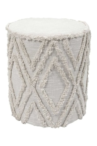 Poef Mirage - Beige en Ecru